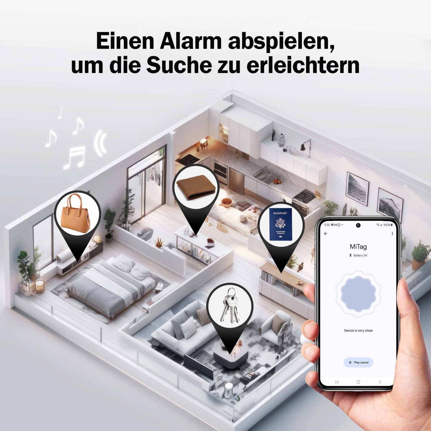 MagFind "card" Bluetooth-Tracker