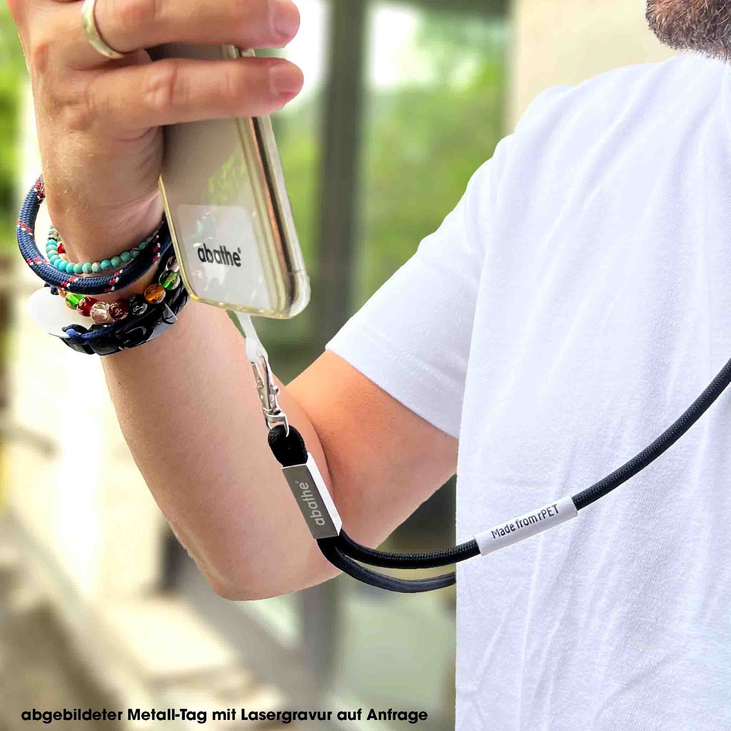MagPhone cord eco "rPET" cell phone chain