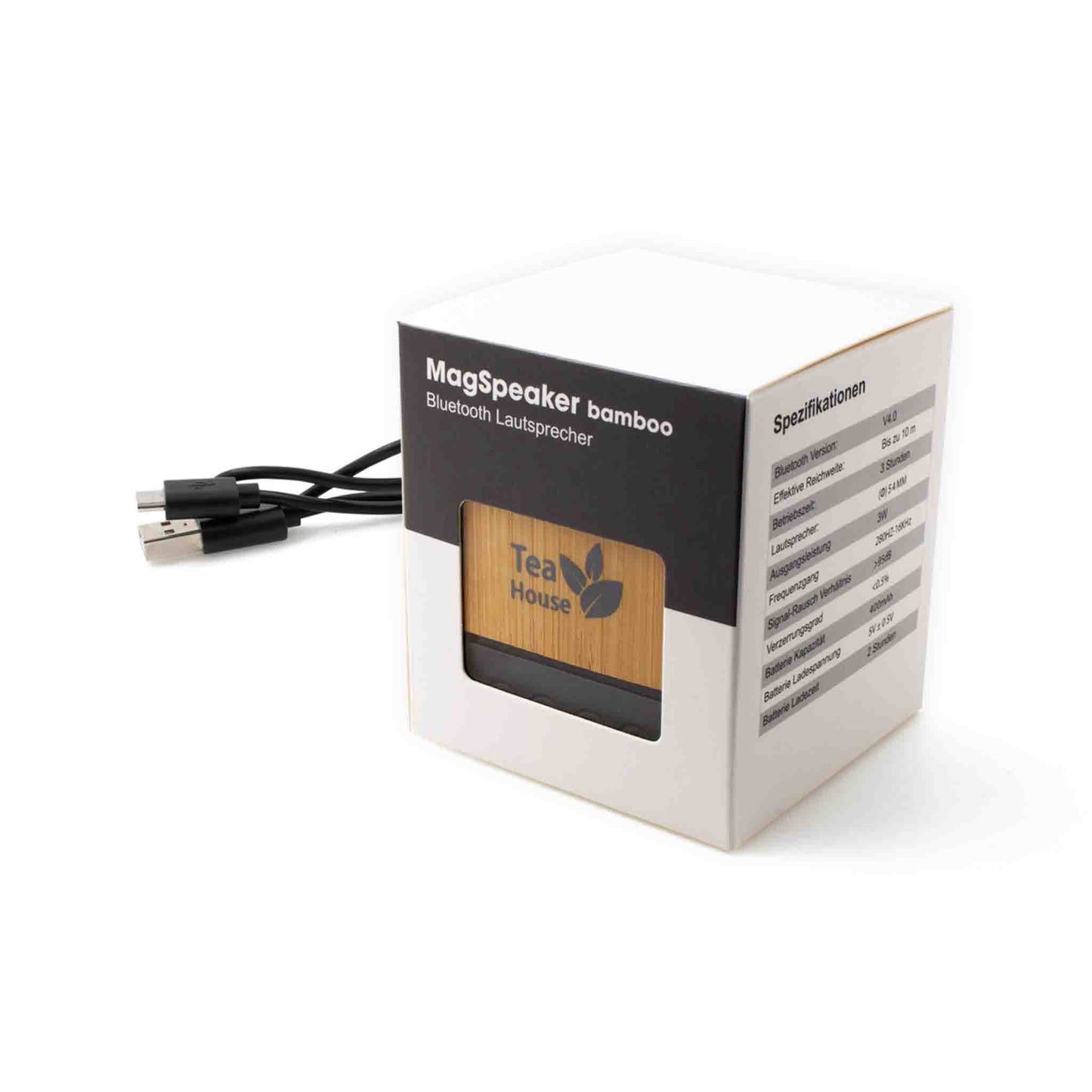 MagSpeaker "bamboo" Eco Bluetooth-Lautsprecher