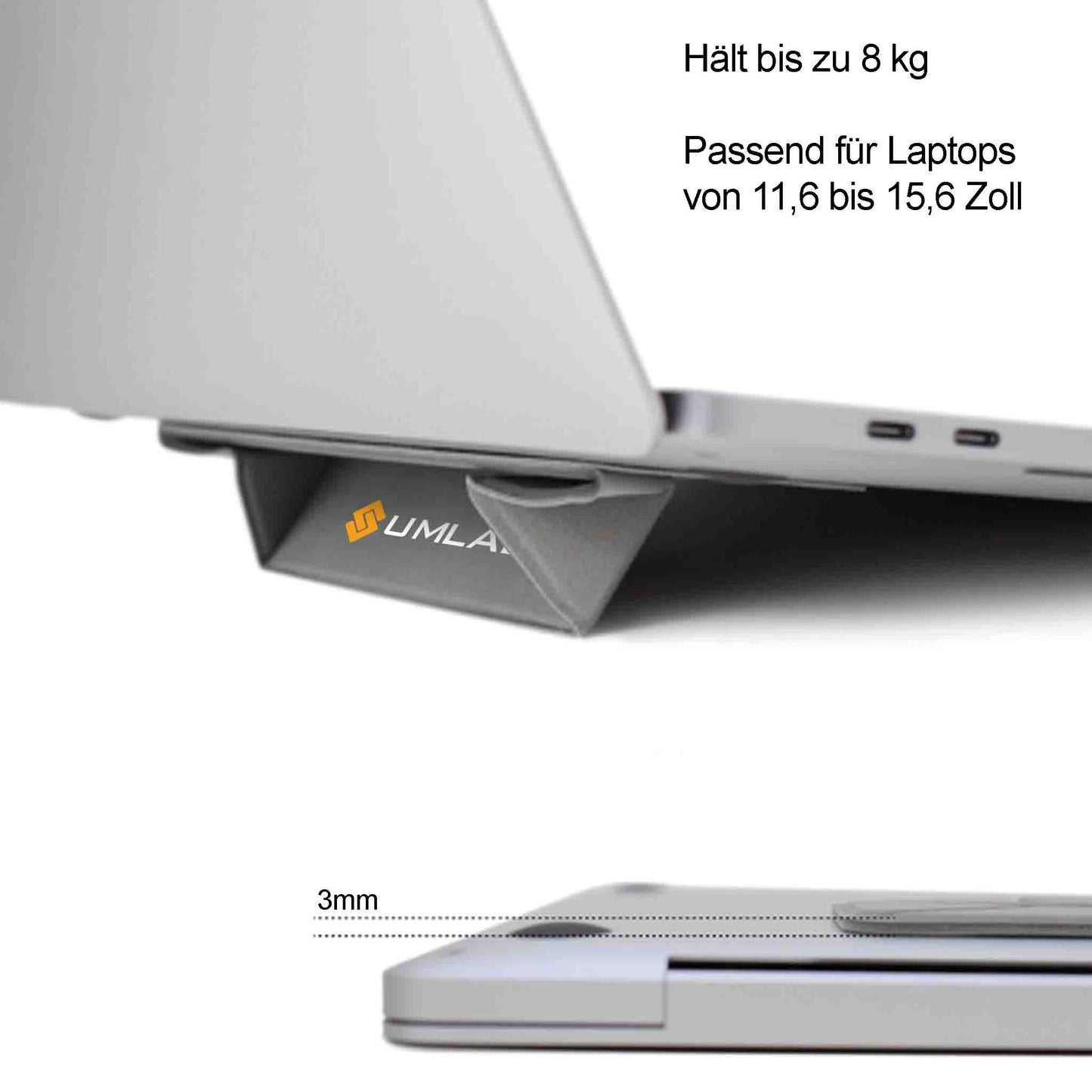 MagStand "laptop" cell phone holder
