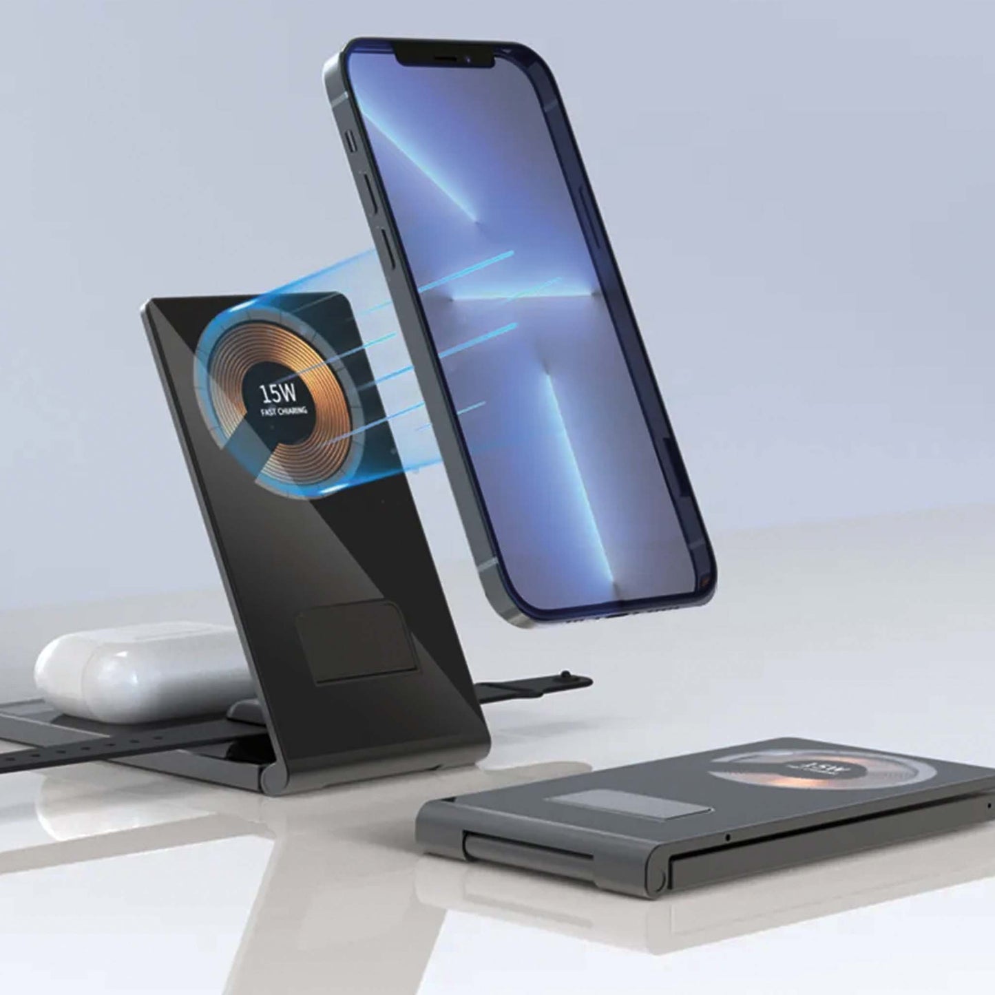 MagWire 3in1 transparent "fold" wireless charger