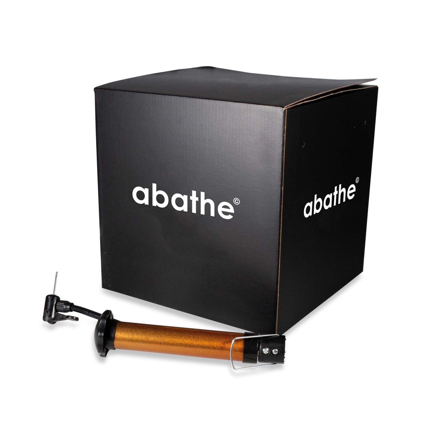 Verpackung und Pumpe des Balls