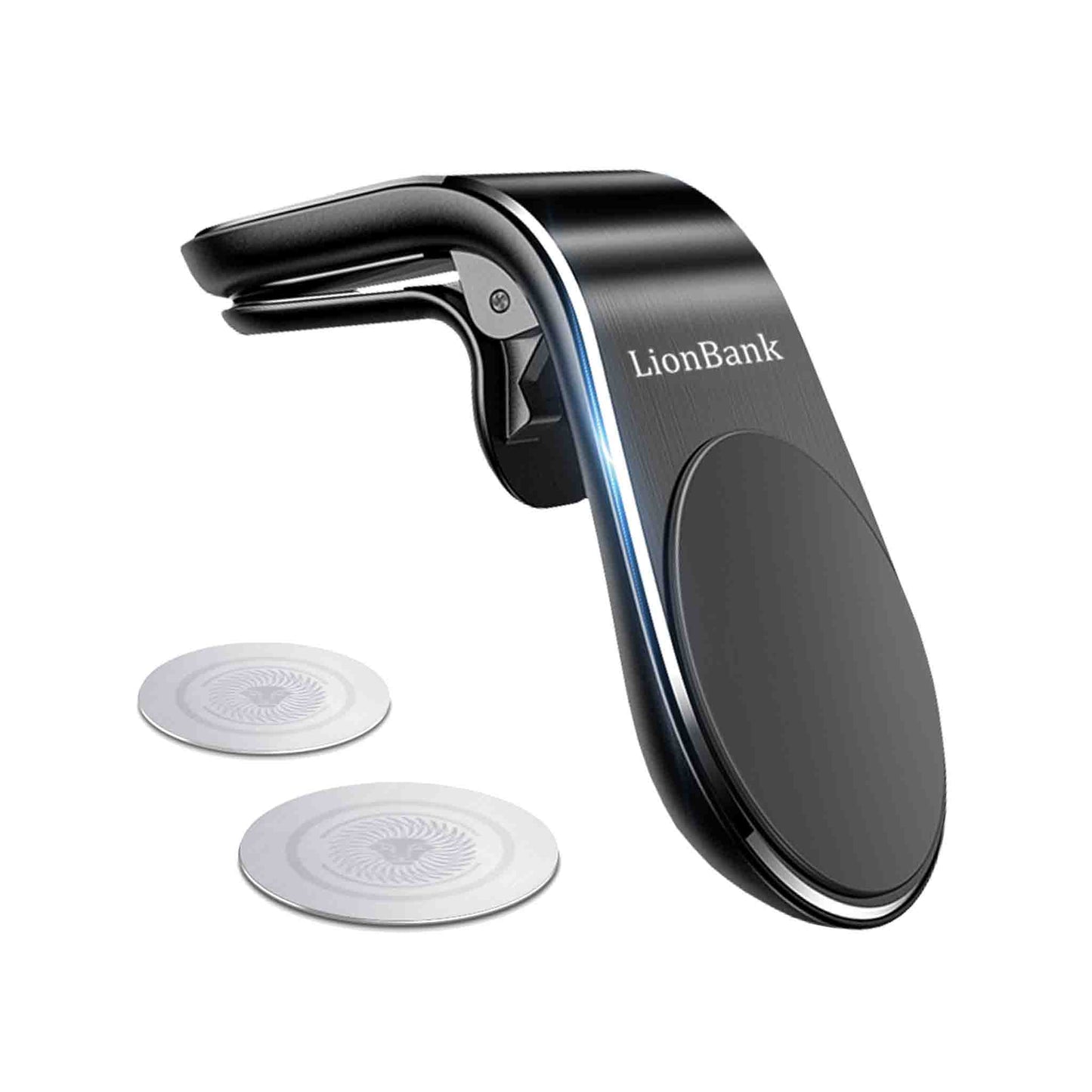 Handyhalterung schwarz mit Logo