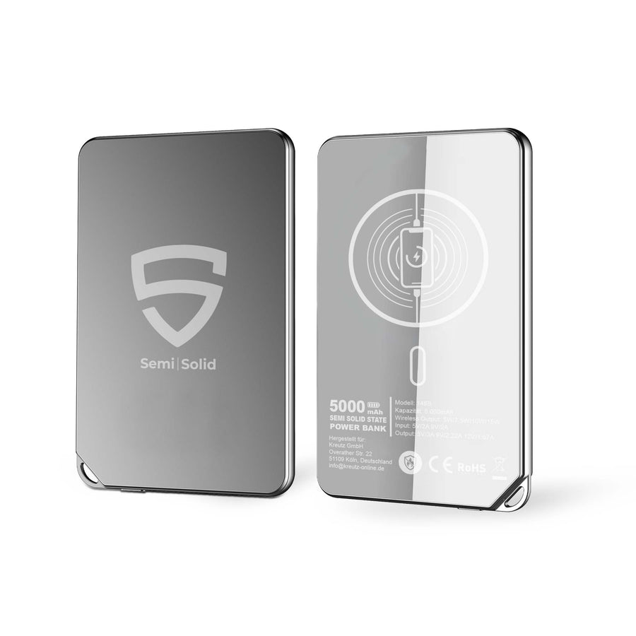 MagPower safety CNC 5.000mAh Powerbank im Metallgehäuse