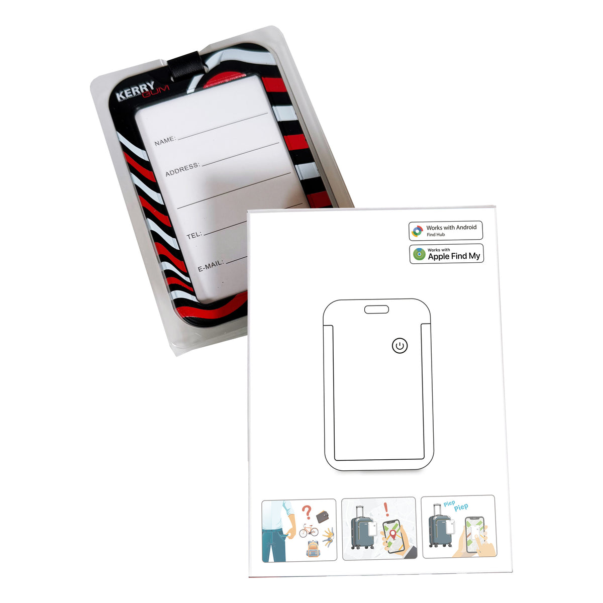 DualTag "luggage" Bluetooth-Tracker