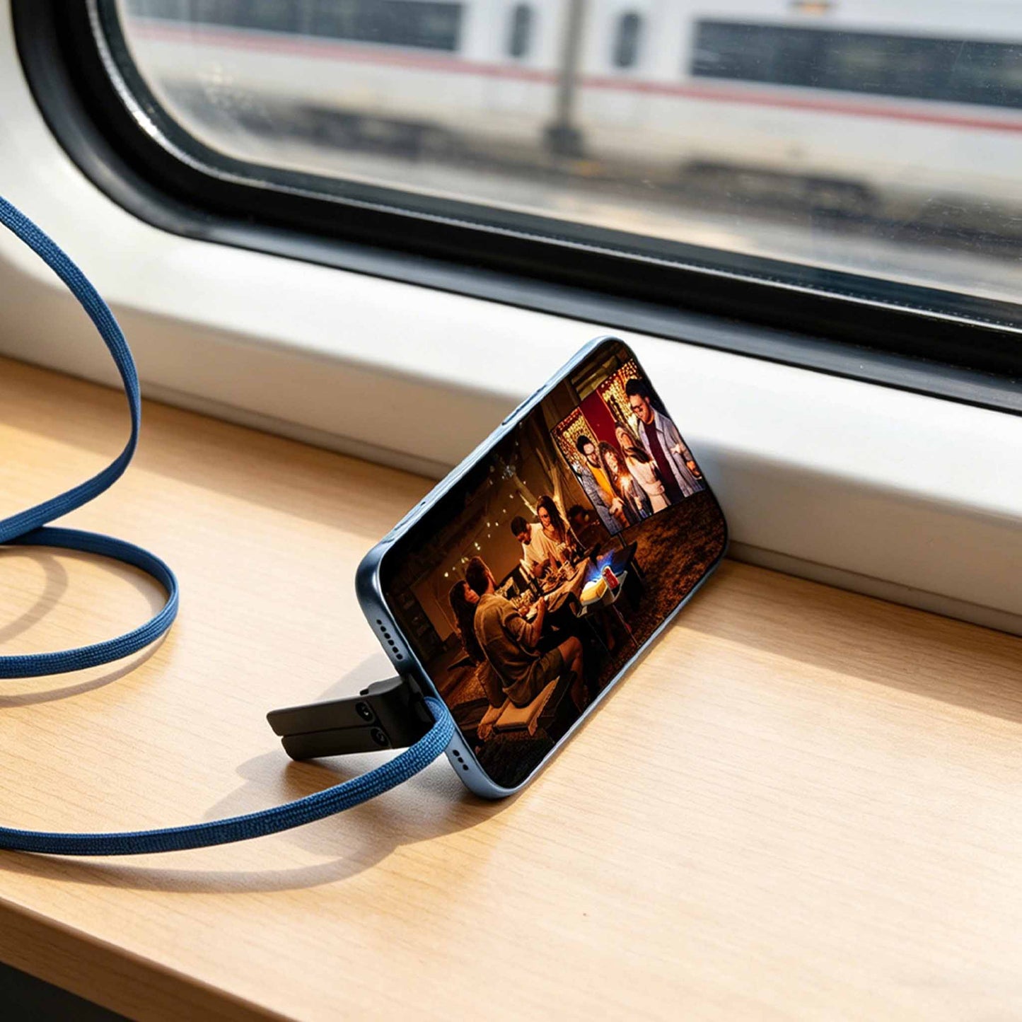 MagCable 2in1 "stand" Ladekabel mit integriertem Handyständer