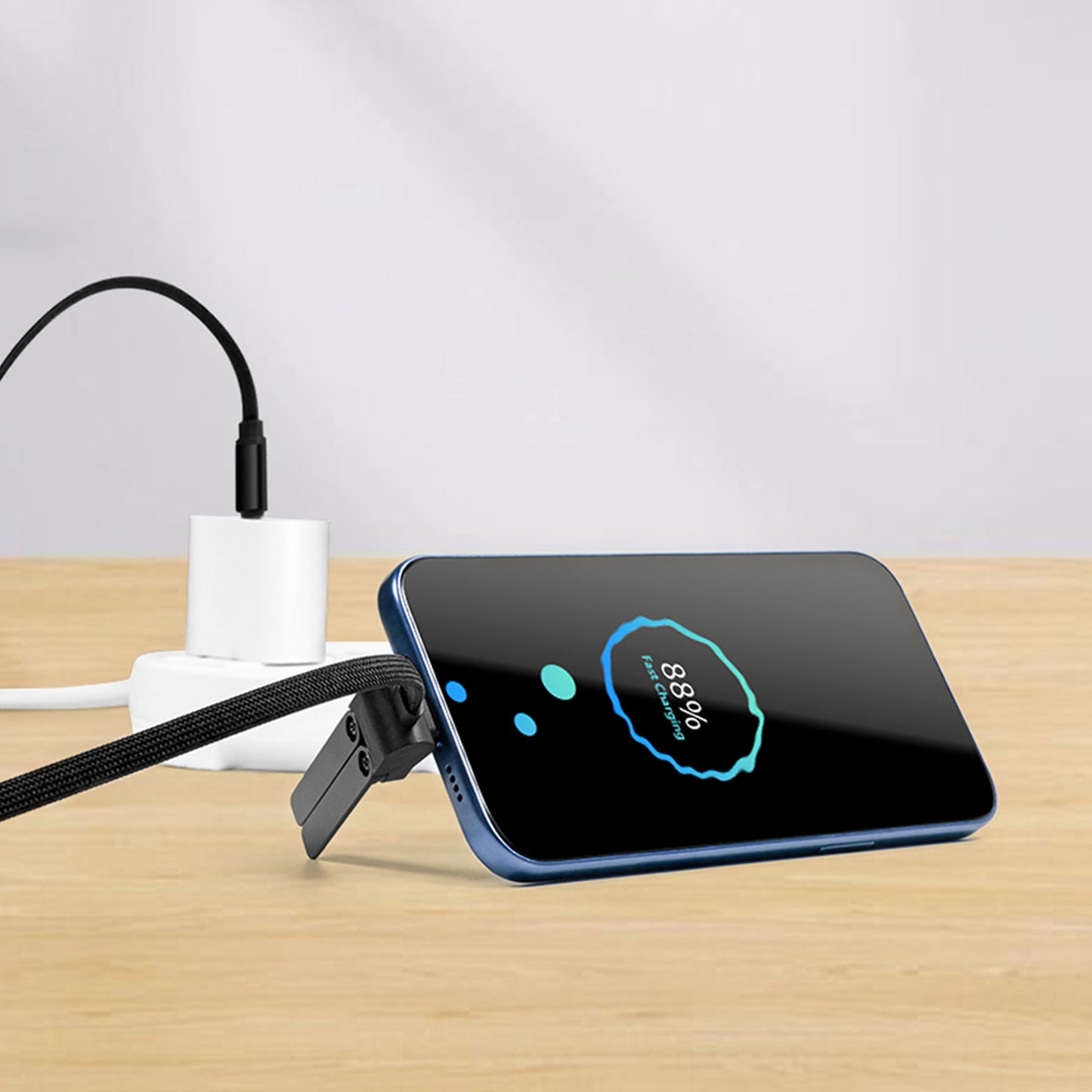 MagCable 2in1 "stand" Ladekabel mit integriertem Handyständer