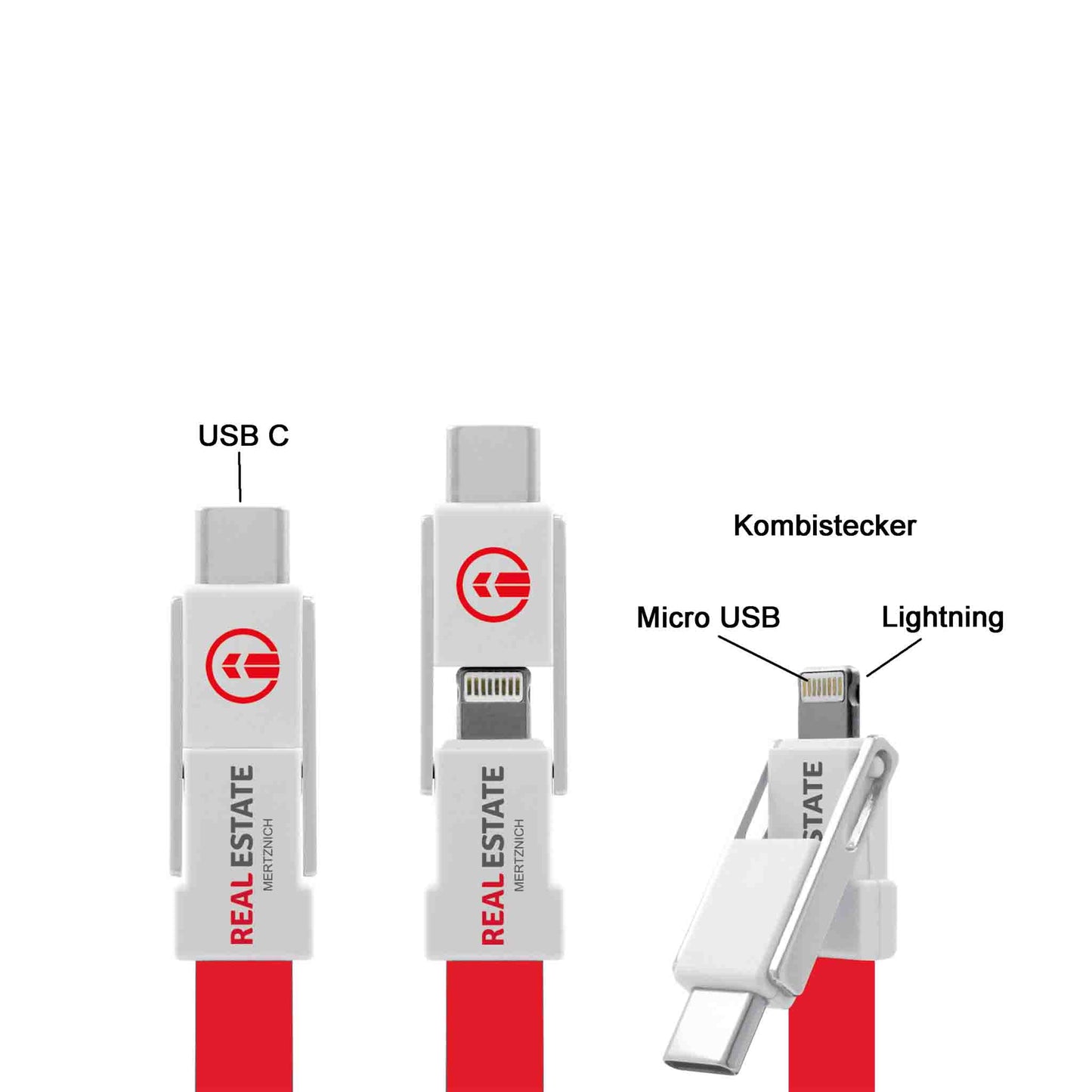 MagCable 3in1 "slide" USB cable