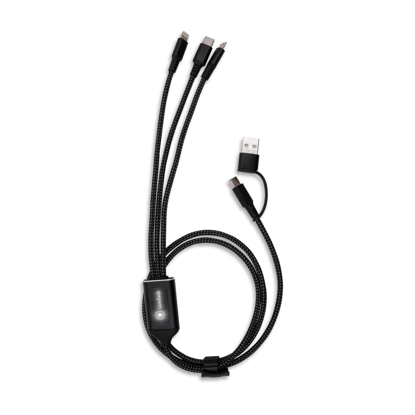 MagCable 5in1 LED "braided" Schnelllade- und Datentransferkabel USB-Kabel