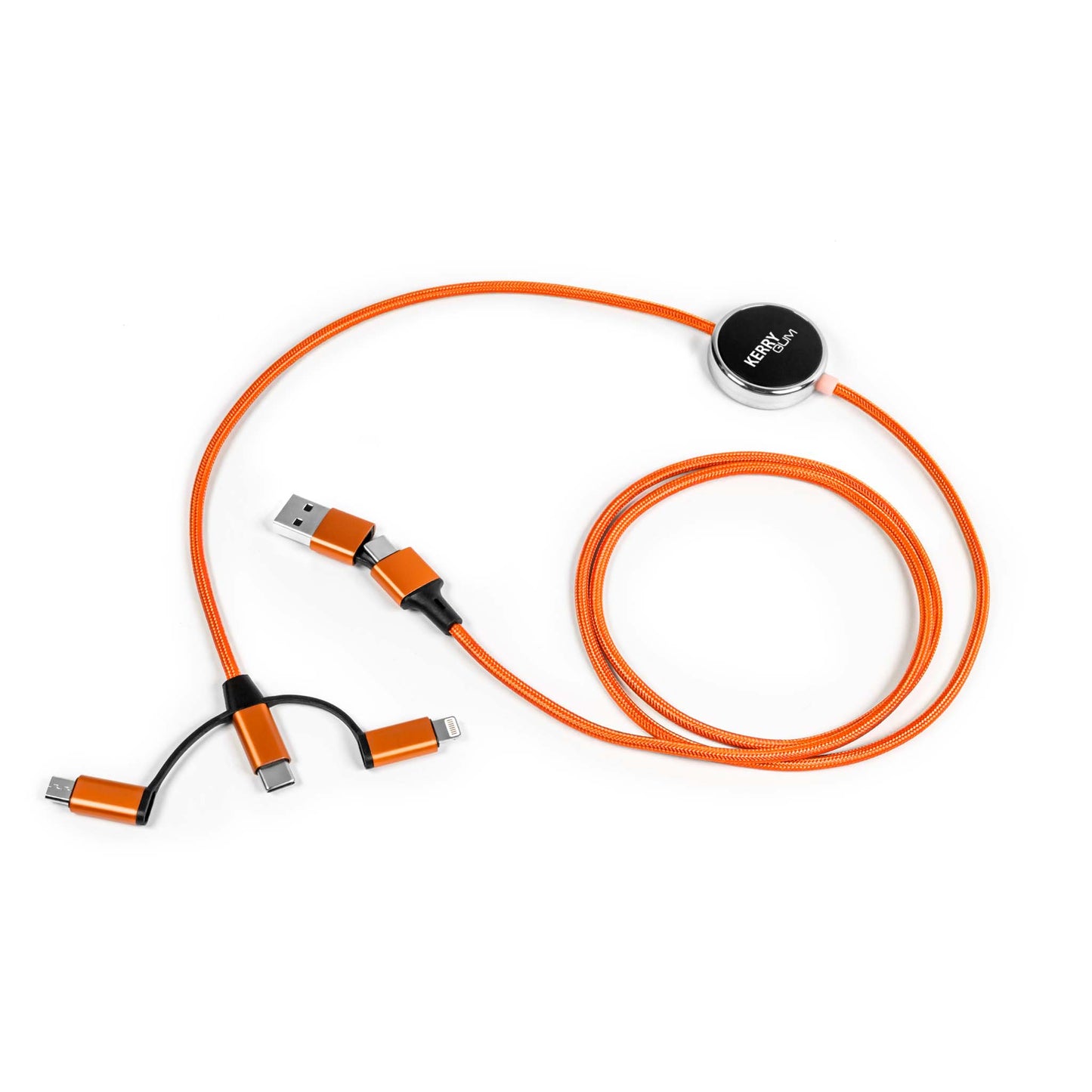 MagCable 5in1 LED long "easy" 60W USB-Schnellladekabel