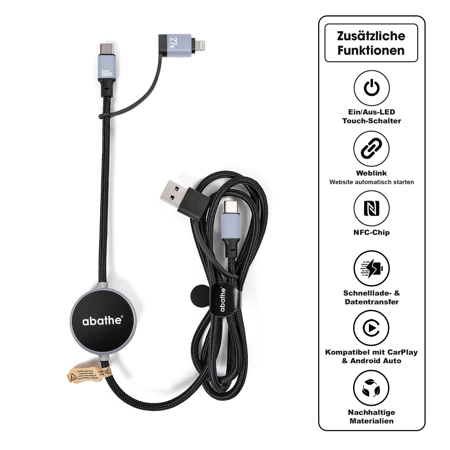 MagCable 5in1 LED long "NFC"