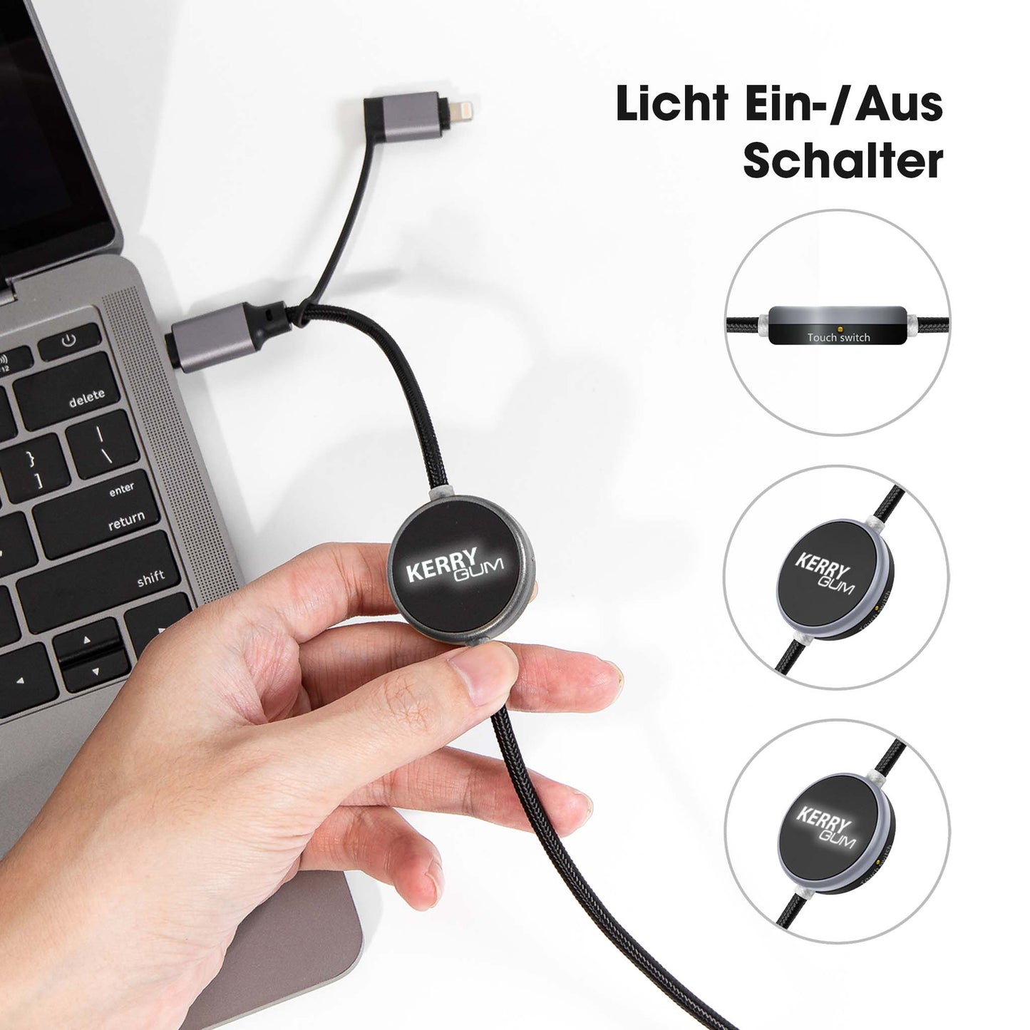 MagCable 5in1 LED long "NFC"