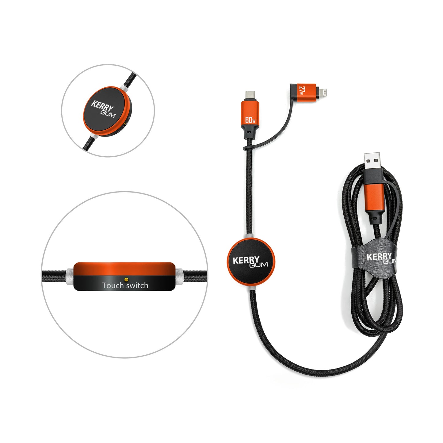 MagCable 5in1 LED long "NFC"