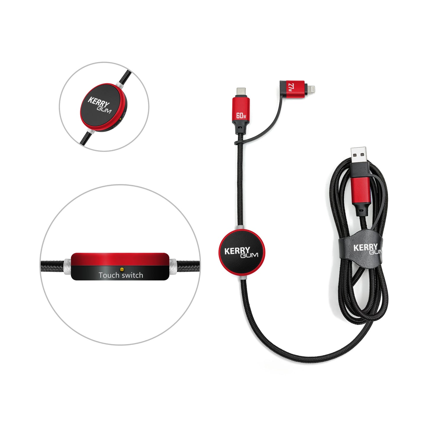 MagCable 5in1 LED long "NFC"