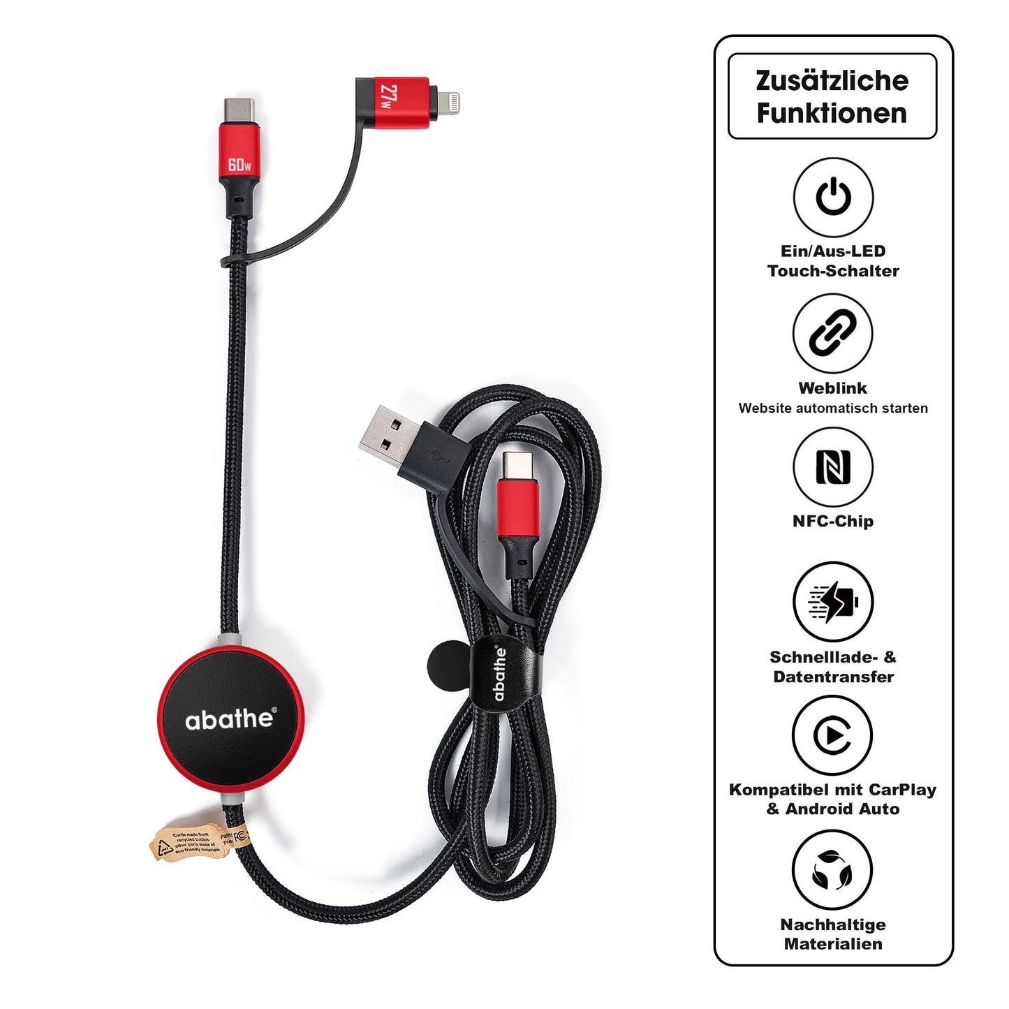 MagCable 5in1 LED long "NFC"