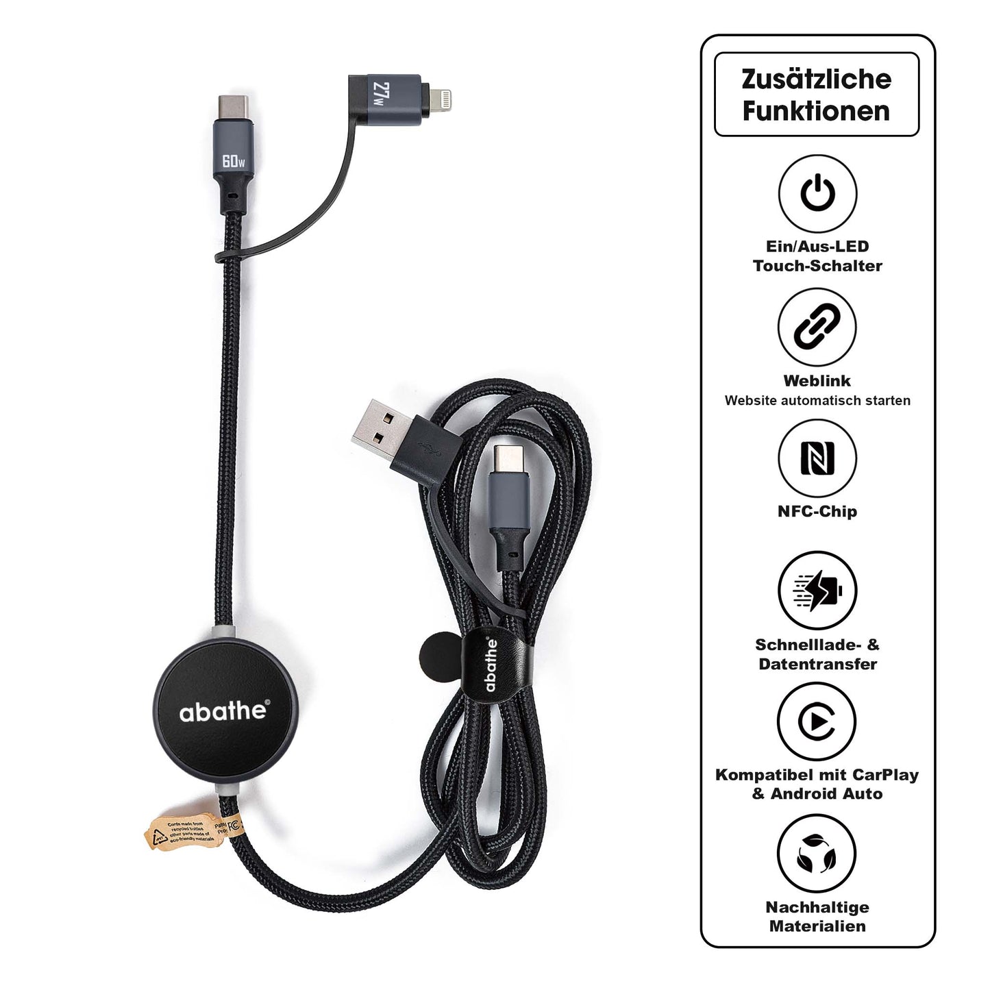 MagCable 5in1 LED long "NFC"
