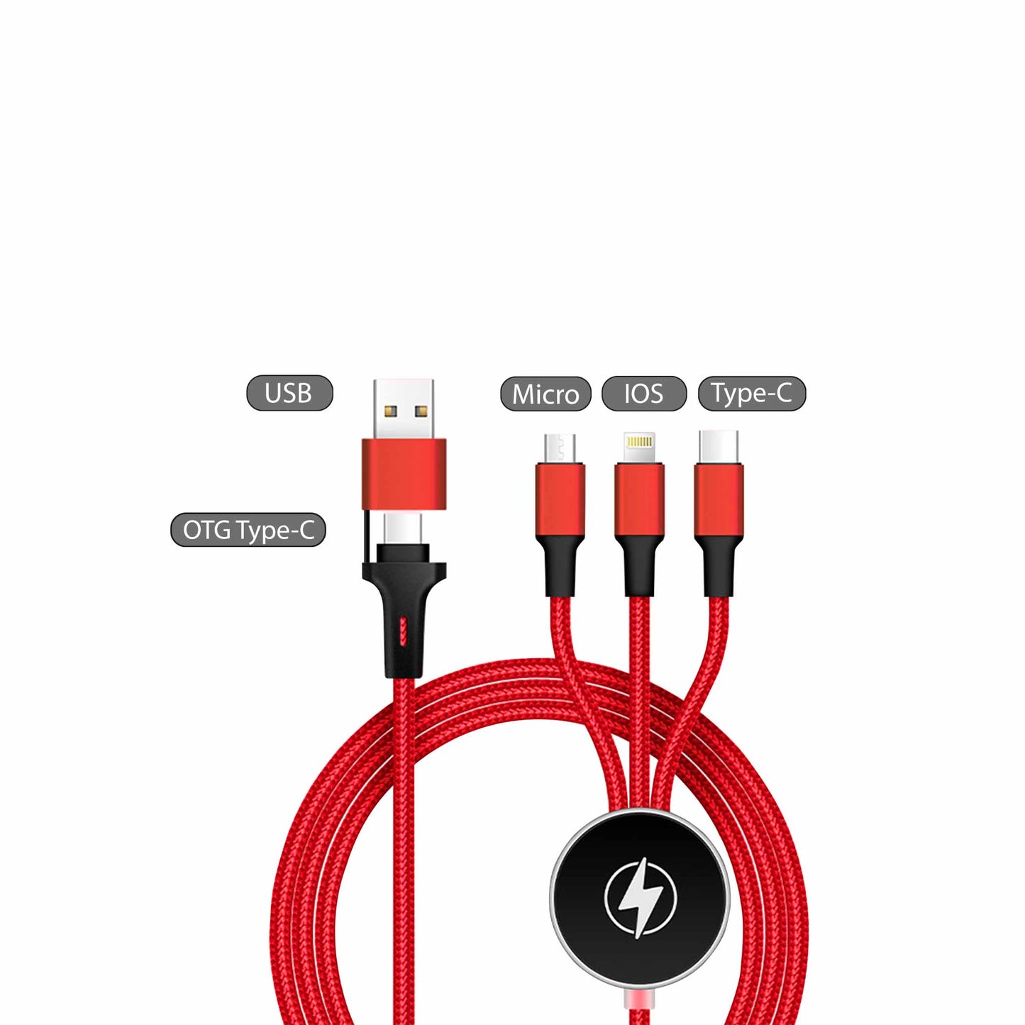 MagCable 5in1 LED "long" USB cable