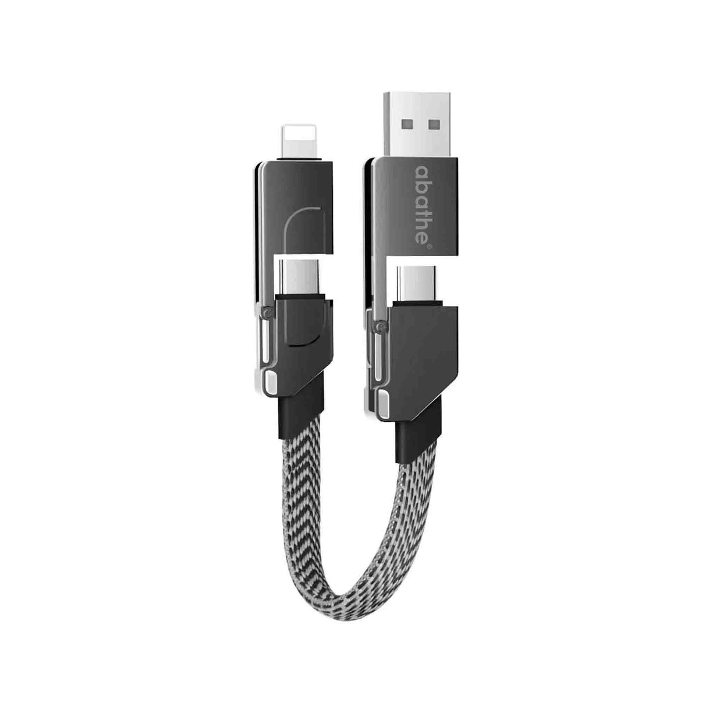 MagCable 5in1 short "metal" fast charging and data transfer cable