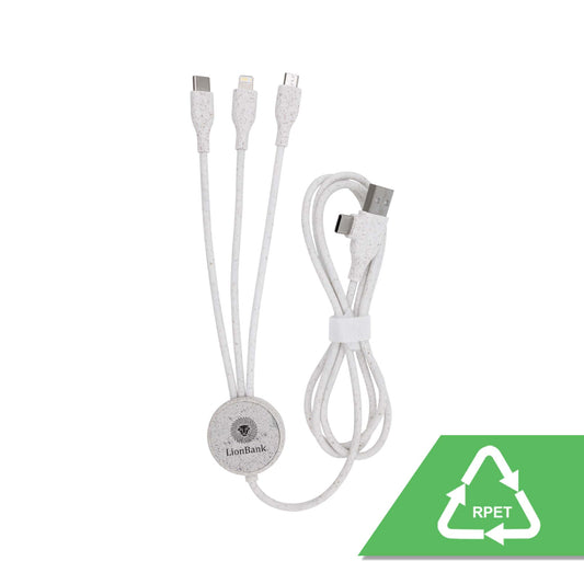 MagCable 5in1 wheat "long" ECO USB-Kabel