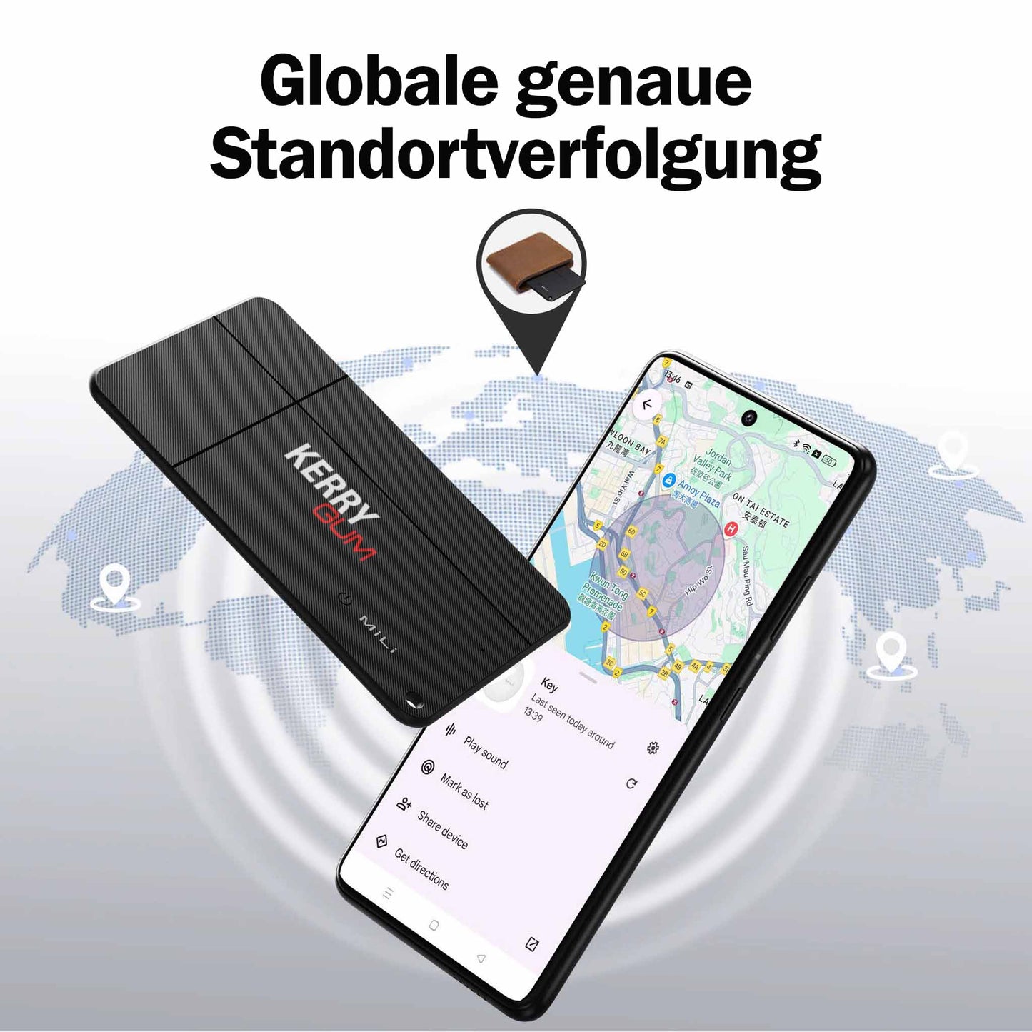 DualTag "card mili" Bluetooth-Tracker