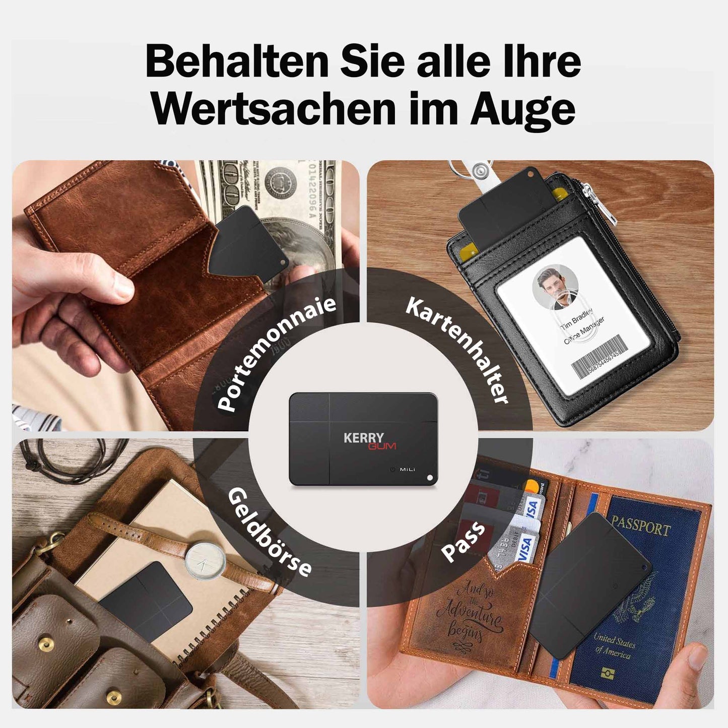 DualTag "card mili" Bluetooth-Tracker