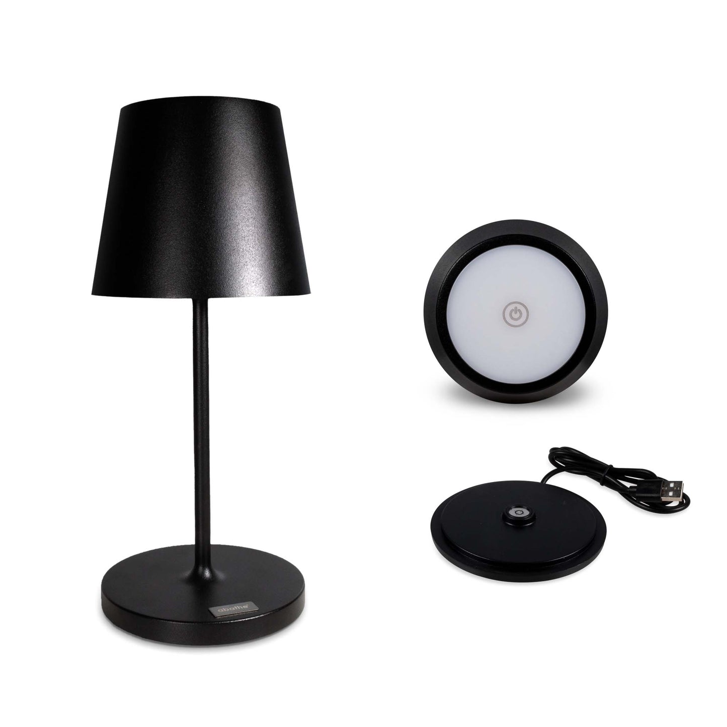 MagLED dinner "round" LED-Akku Tischleuchte mit Ladestation