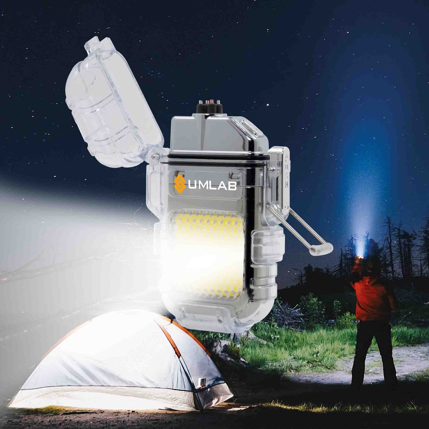 MagLighter "outdoor" transparent electronic lighter