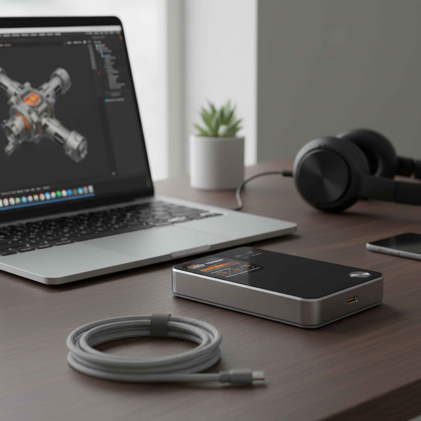 MagPower Qi2 LED 10.000mAh Powerbank