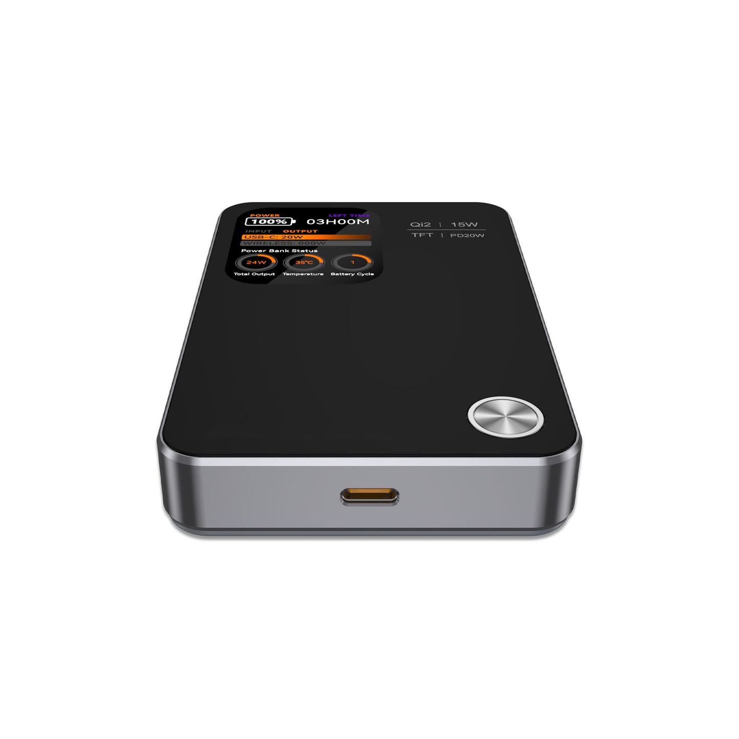 MagPower Qi2 LED 10.000mAh Powerbank