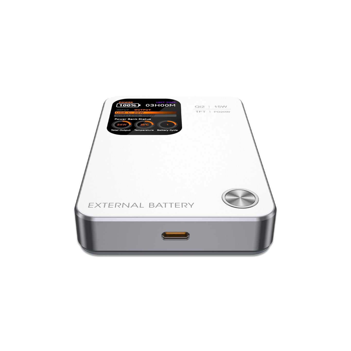 MagPower Qi2 LED 10.000mAh Powerbank