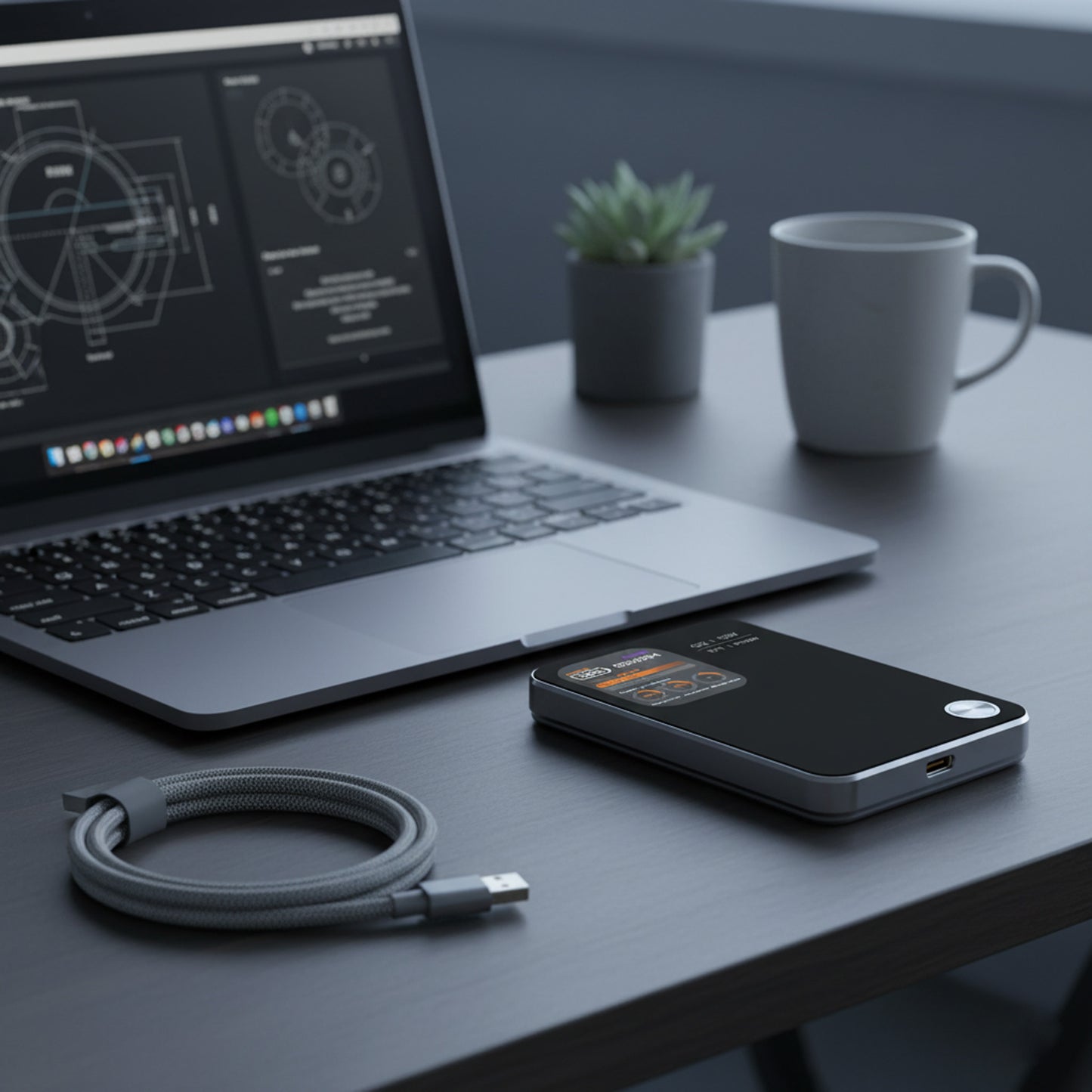 MagPower Qi2 LED 5.000mAh Powerbank