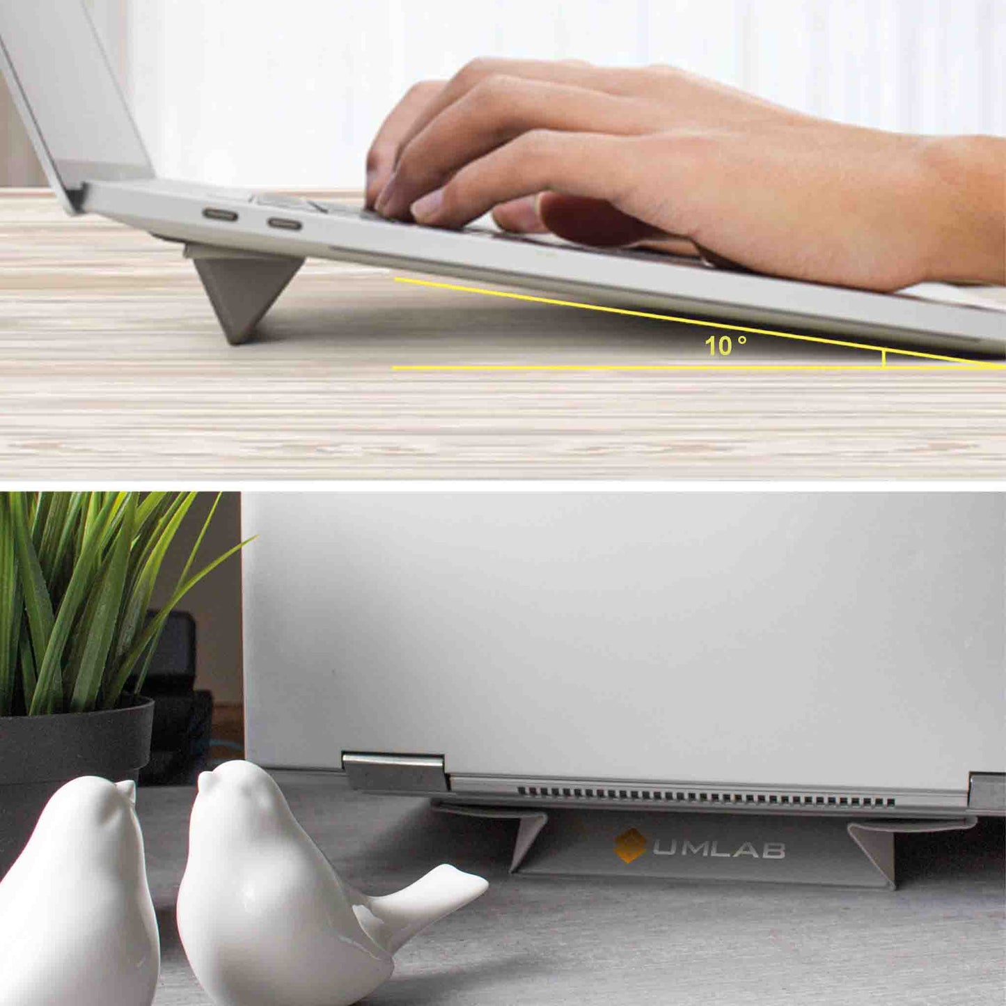 MagStand "laptop" cell phone holder