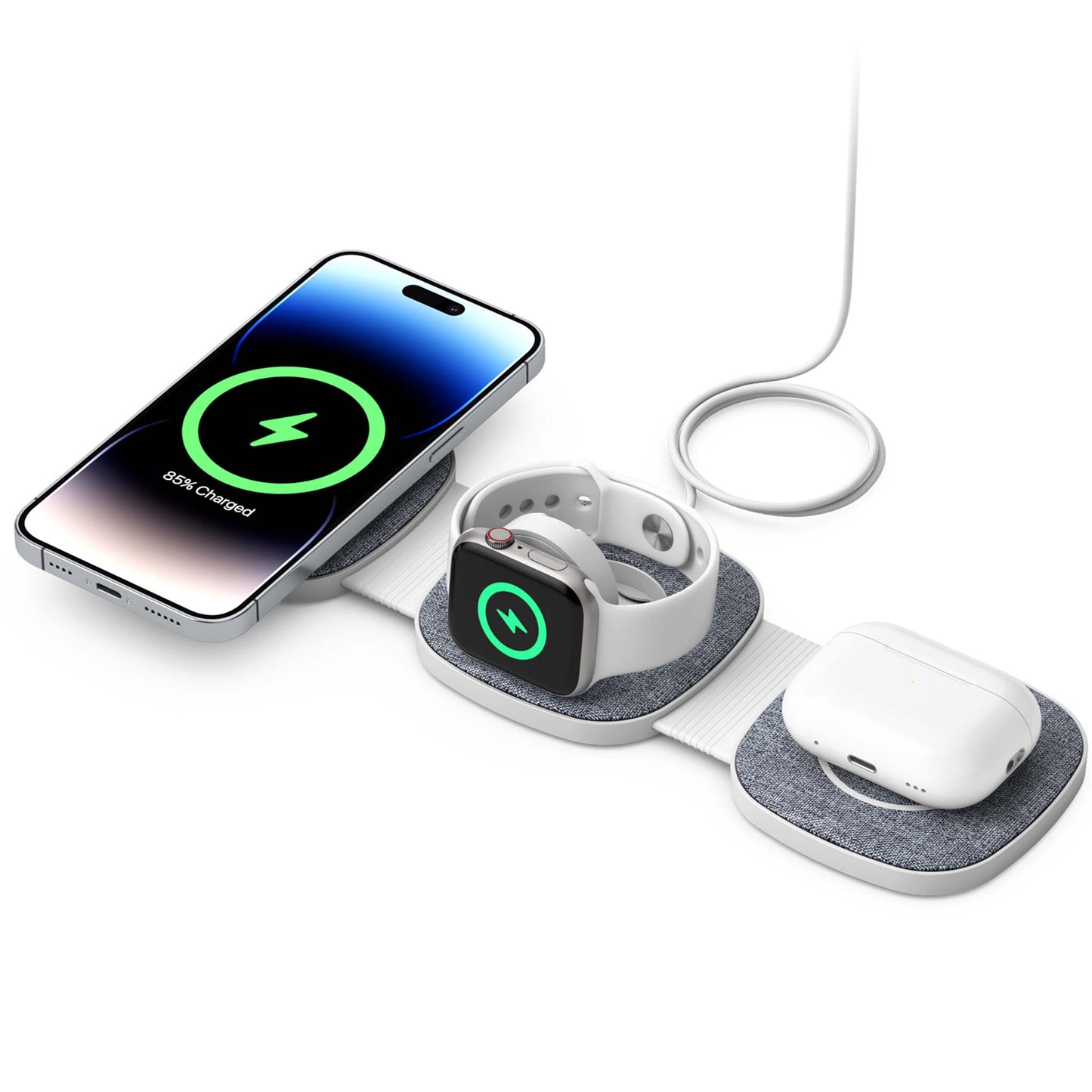 MagWire 3in1 "fabric" Wireless Charger