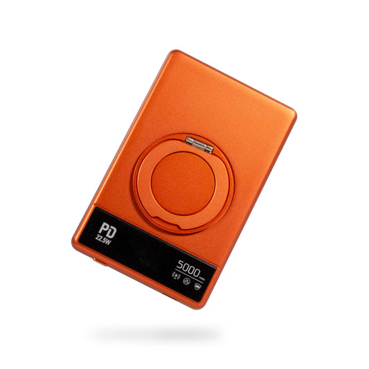 MagPower 3in1 "ring" 5.000mAh Powerbank mit TFT-Display