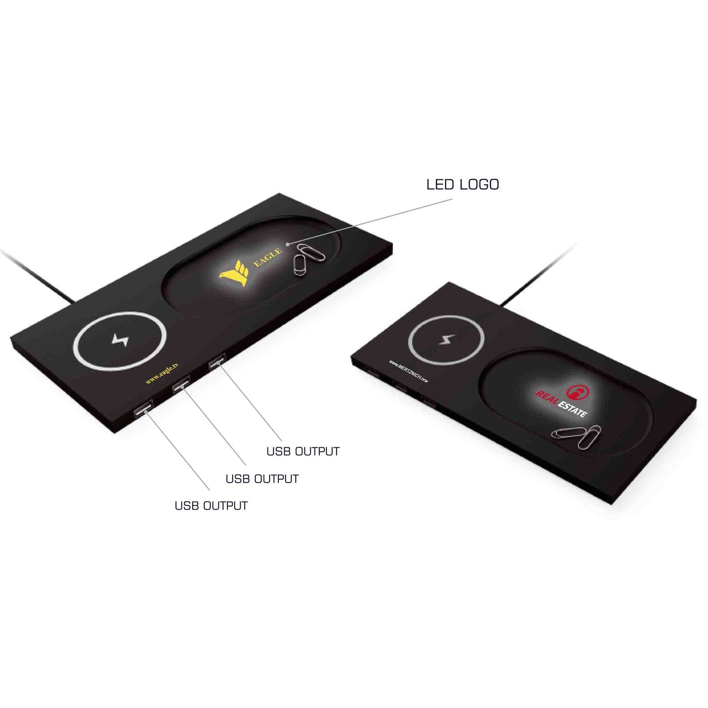 MagWire "LED-USB" Wireless Charger