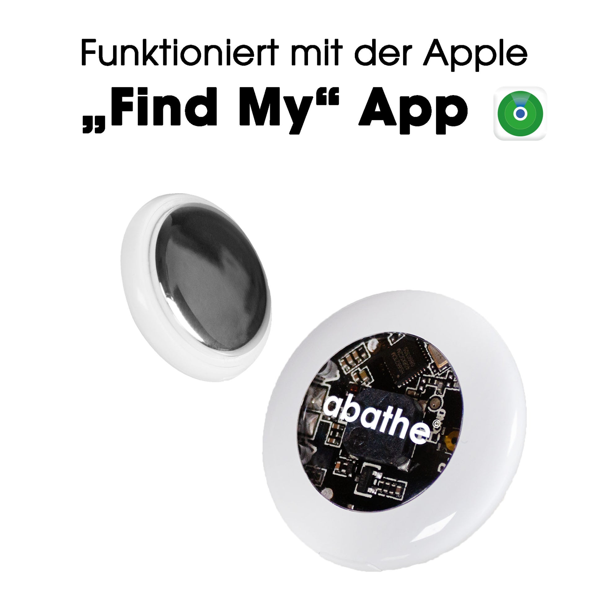 Funktioniert mit der "Find My" App