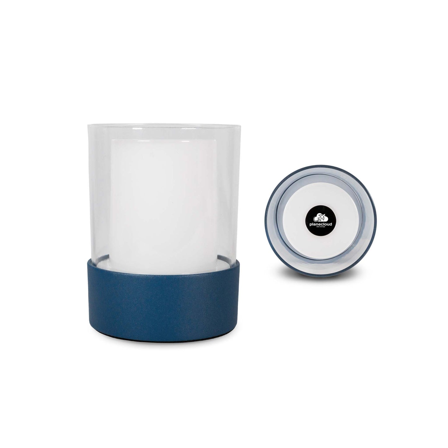 Lampe blau